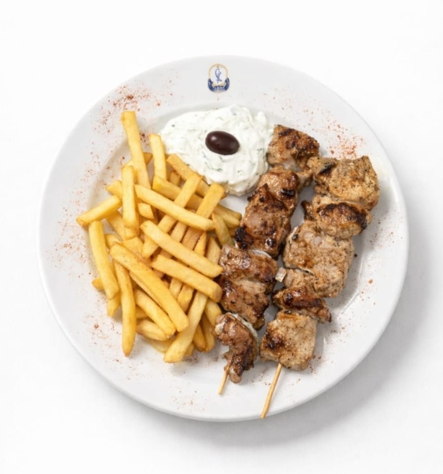 schweine souvlaki